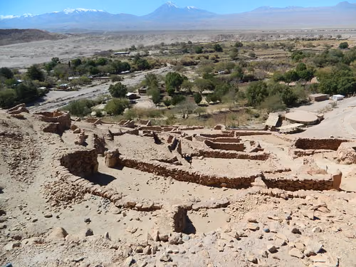 Pukará de Quitor i San Pedro de Atacama, stop 4 på den selvguidede vandretur