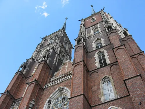 Cathedral of St. John the Baptist in Wroclaw, stop 7 on the self-guided walking tour