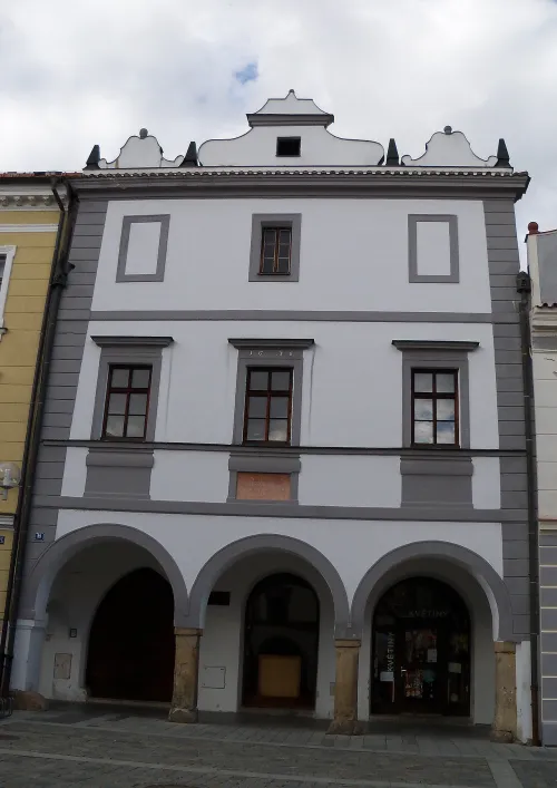 Štěpánek Netolický House in Trebon, stop 4 on the self-guided walking tour