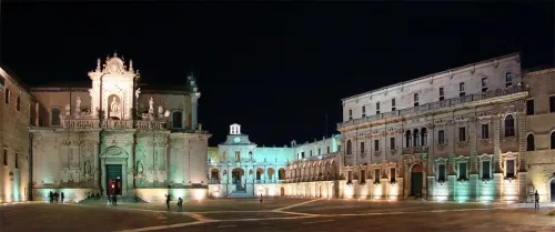 Piazza del Duomo in Lecce, stop 1 on the self-guided walking tour