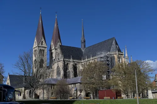 Halberstadt Cathedral, stop 1 on the self-guided walking tour