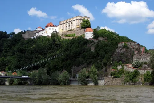 Veste Oberhaus in Passau, stop 6 on the self-guided walking tour