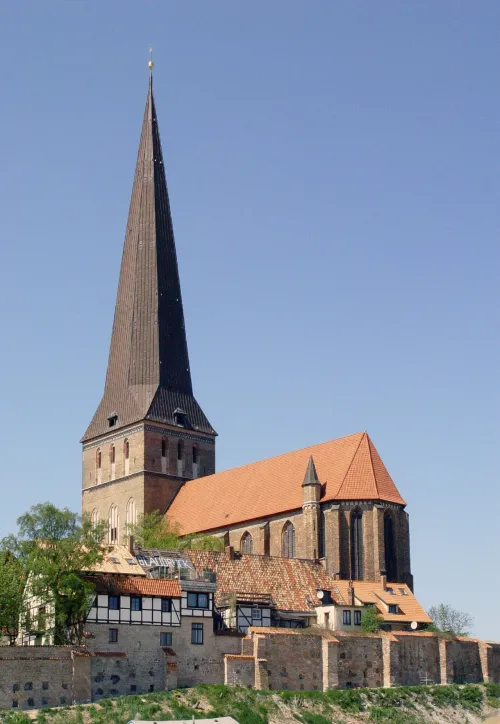 Sankt-Peter-Kirche in Rostock, stop 6 on the self-guided walking tour