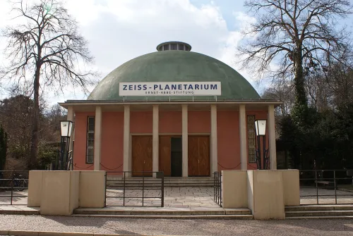 Zeiss-Planetarium in Jena, stop 10 on the self-guided walking tour