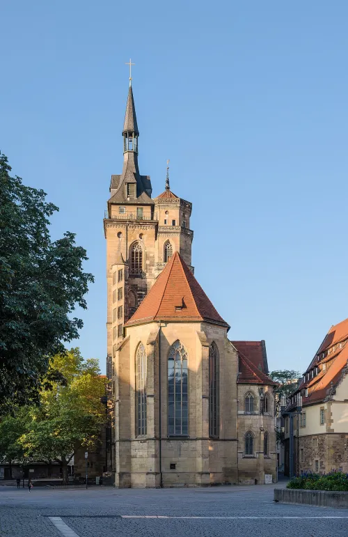 Stiftskirche in Stuttgart, stop 9 on the self-guided walking tour