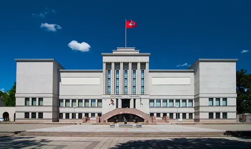 Vytautas the Great War Museum in Kaunas, stop 7 on the self-guided walking tour