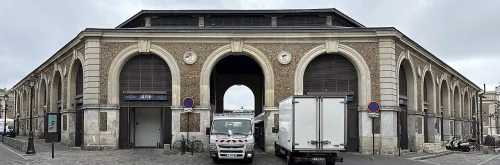 Notre-Dame Market in Versailles, stop 1 on the self-guided walking tour