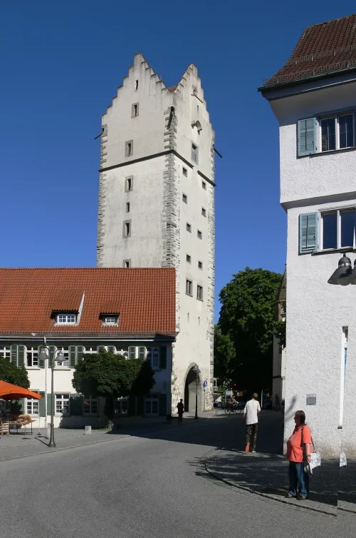 Frauentor in Ravensburg, stop 8 on the self-guided walking tour