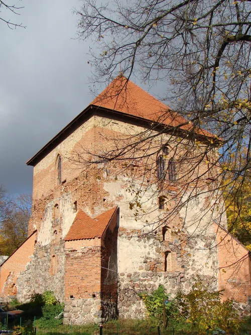 Trakai Peninsula Castle, stop 1 on the self-guided walking tour