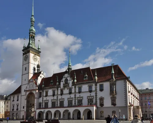 Olomouc Town Hall, stop 8 on the self-guided walking tour