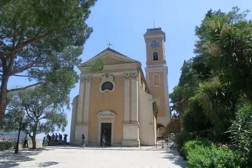 Église Notre-Dame de l'Assomption in Eze, stop 1 on the self-guided walking tour