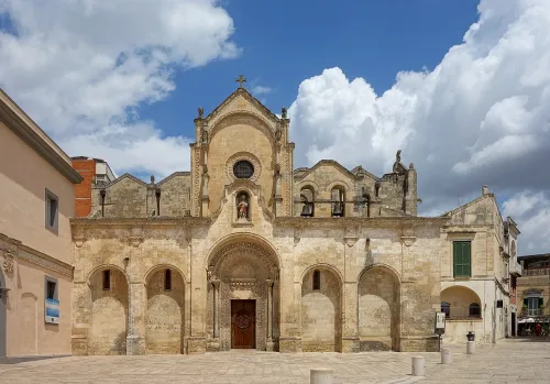 Church of San Giovanni Battista in Matera, stop 8 on the self-guided walking tour