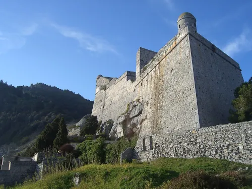 Doria Castle in Portovenere, stop 4 on the self-guided walking tour