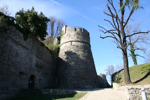 Castello di San Vigilio in Bergamo, stop 3 on the self-guided walking tour