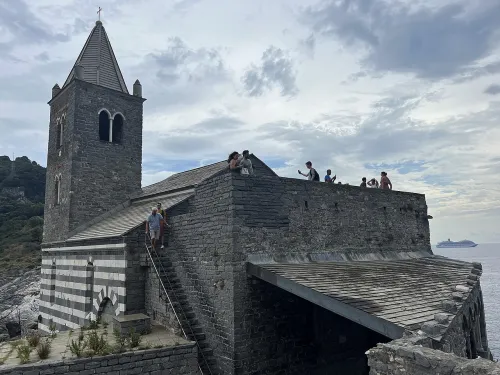 Church of San Pietro in Portovenere, stop 2 on the self-guided walking tour