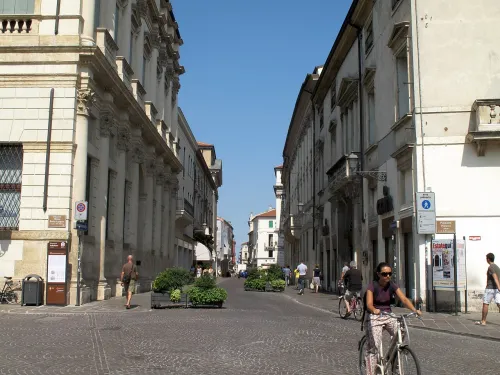 Corso Palladio in Vicenza, stop 8 on the self-guided walking tour