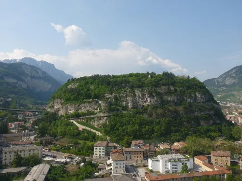 Doss Trento, stop 4 on the self-guided walking tour