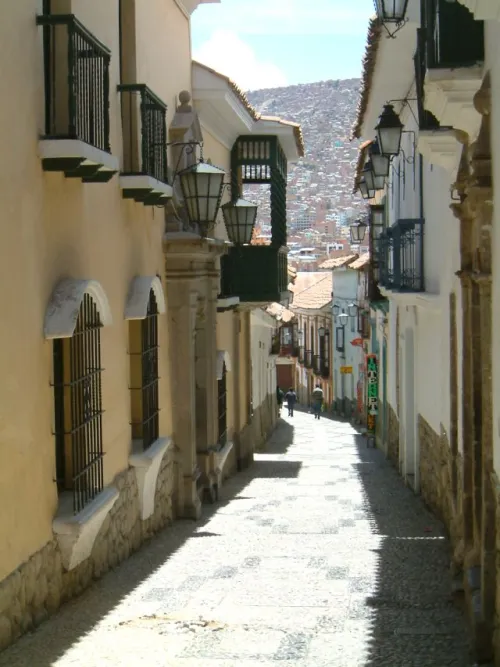 Calle Jaén in La Paz, Station 8 auf dem Stadtrundgang auf eigene Faust
