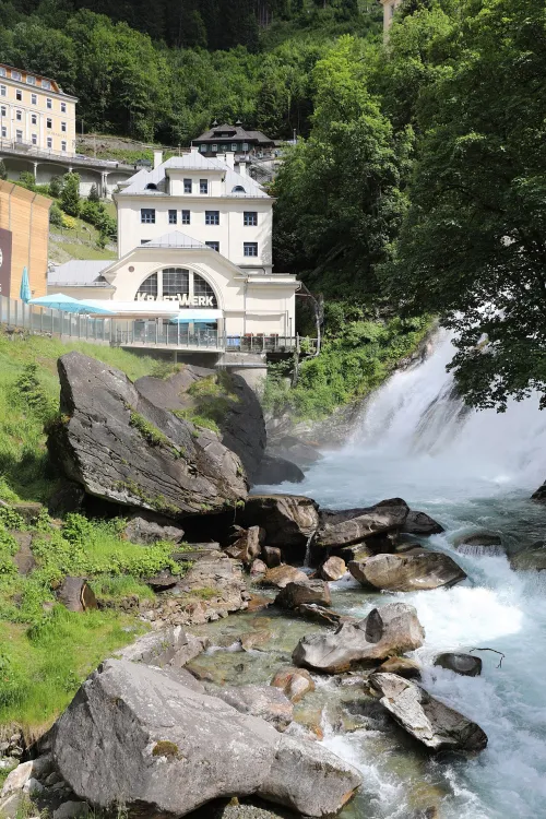 Kraftwerk Bad Gastein, stop 4 on the self-guided walking tour