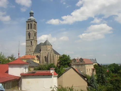 St. James Church in Kutna Hora, stop 2 on the self-guided walking tour