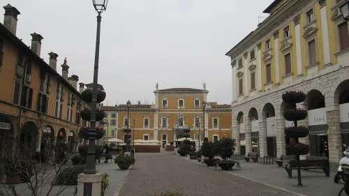 Piazza del Mercato in Brescia, stop 11 on the self-guided walking tour