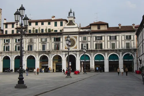 Piazza della Loggia in Brescia, stop 8 on the self-guided walking tour