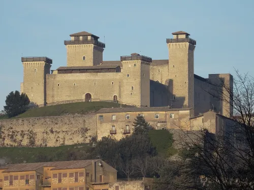 Rocca Albornoziana in Spoleto, stop 7 on the self-guided walking tour