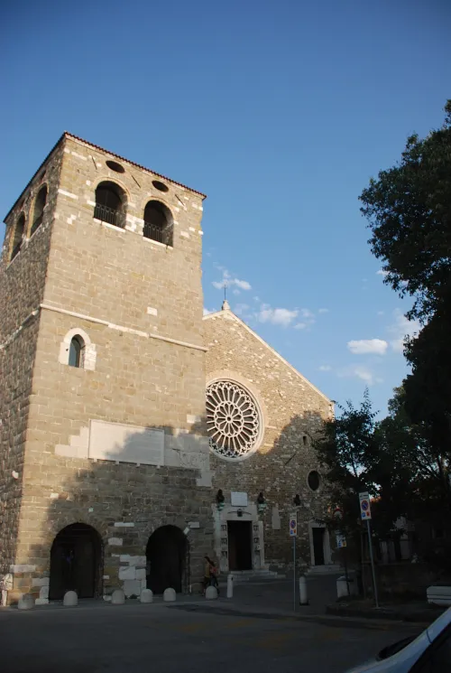 Cathedral of San Giusto in Trieste, stop 7 on the self-guided walking tour