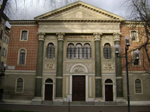 Modena Synagogue, stop 6 on the self-guided walking tour