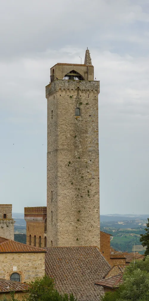 Torre Grossa in San Gimignano, stop 5 on the self-guided walking tour