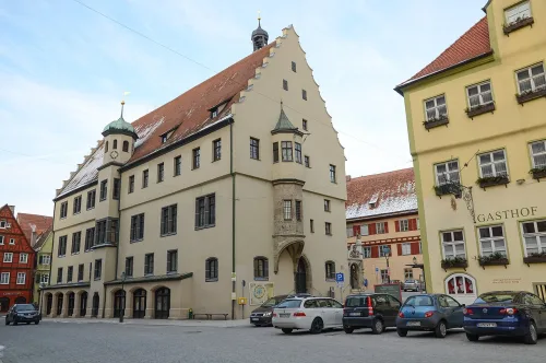 Rathaus in Nördlingen, stop 7 on the self-guided walking tour