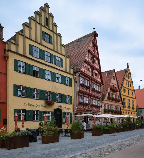 Weinmarkt (Wohnhaus) in Dinkelsbühl, stop 8 on the self-guided walking tour