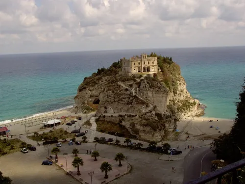 Santa Maria dell'Isola Sanctuary in Tropea, stop 5 on the self-guided walking tour