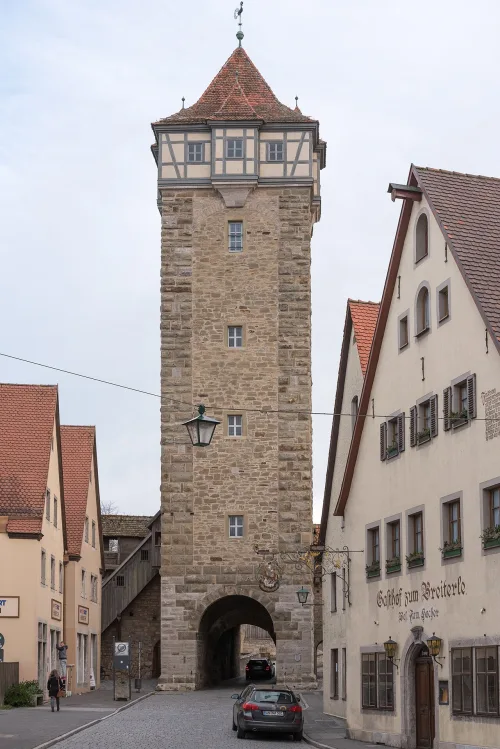 Roderturm in Rothenburg Ob Der Tauber, stop 2 on the self-guided walking tour