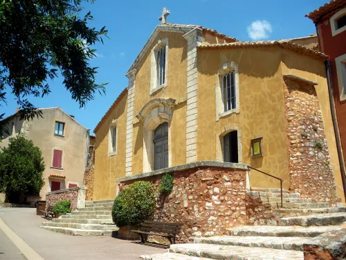 Eglise Saint-Michel de Roussillon, stop 2 on the self-guided walking tour