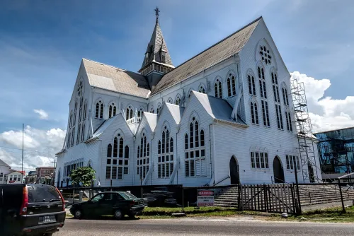 st-georges-cathedral en Georgetown, parada 8 de la visita a pie autoguiada