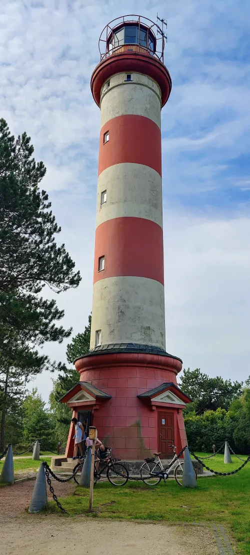 Nida Lighthouse, stop 5 on the self-guided walking tour