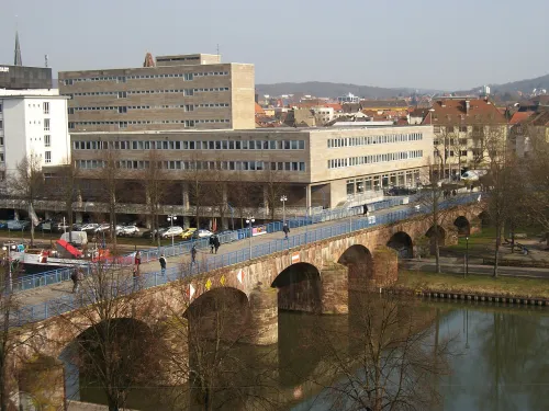 Alte Brücke in Saarbrücken, Station 7 auf dem selbstgeführten Stadtrundgang