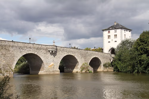 Alte Lahnbrücke in Limburg, Station 5 auf dem selbstgeführten Stadtrundgang