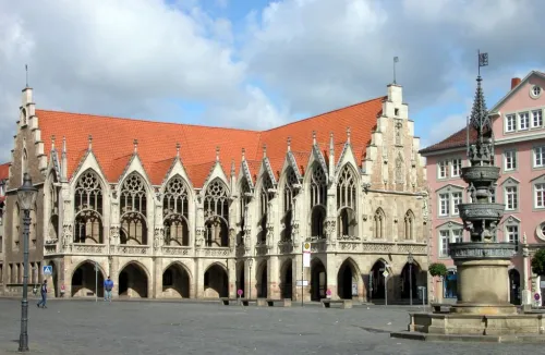 Altstadtrathaus in Braunschweig, stop 2 on the self-guided walking tour