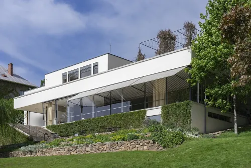 Villa Tugendhat in Brno, stop 5 on the self-guided walking tour