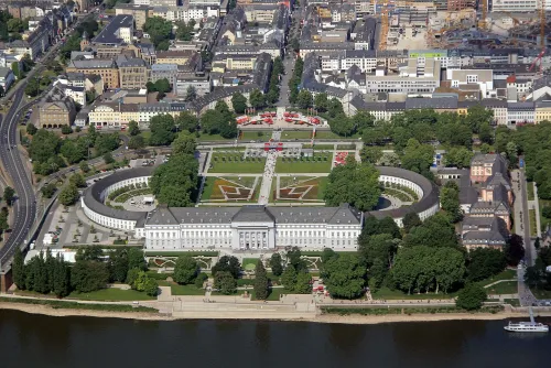 Kurfürstliches Schloss in Koblenz, stop 6 on the self-guided walking tour