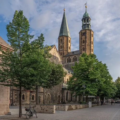 Marktkirche St. Cosmas und Damian in Goslar, stop 3 on the self-guided walking tour