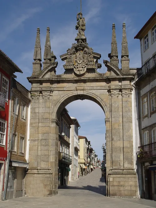 Arco da Porta Nova in Braga, Station 2 auf dem selbstgeführten Stadtrundgang
