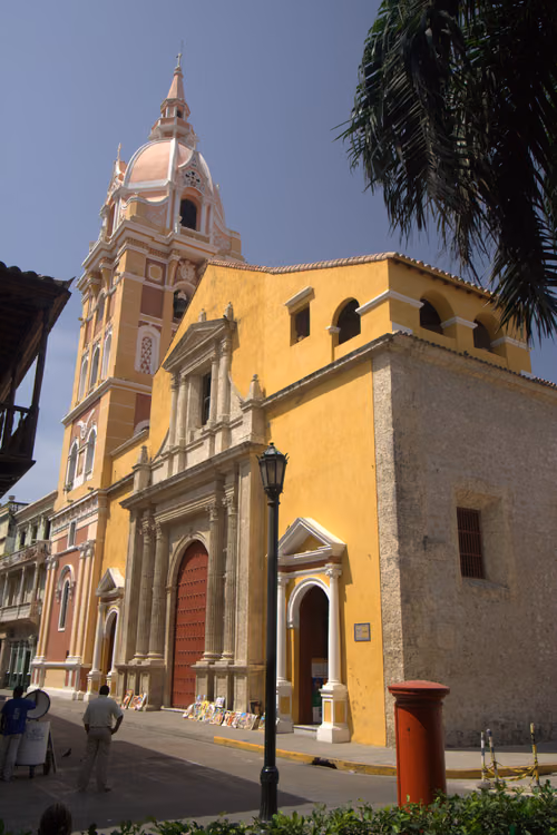 Catedral de Santa Catalina de Alejandría de Cartagena de Indias, stopp 6 på den självguidade promenadturen