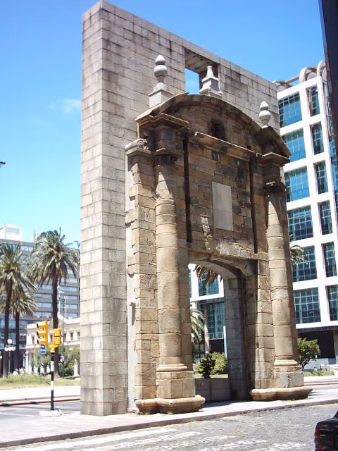 Puerta de la Ciudadela i Montevideo, stop 3 på den selvguidede vandretur
