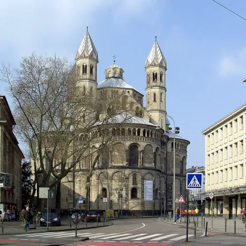 St. Aposteln in Cologne, stop 6 on the self-guided walking tour