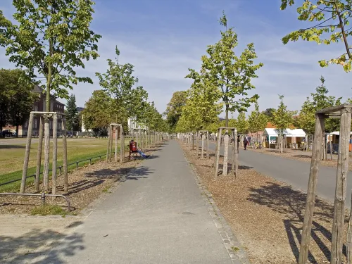 Promenade in Munster, stop 8 on the self-guided walking tour