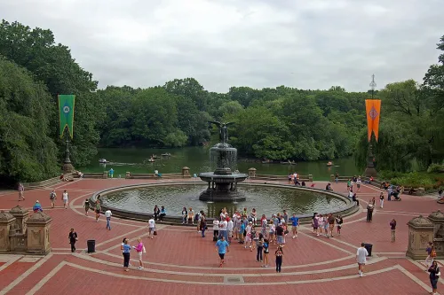 Bethesda Terrace i New York, stopp 1 på den selvguidede vandreturen