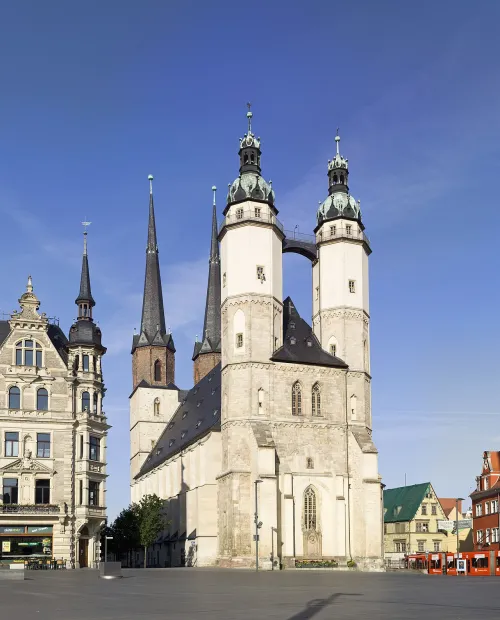 Marktkirche Unser Lieben Frauen in Halle (Saale), stop 10 on the self-guided walking tour